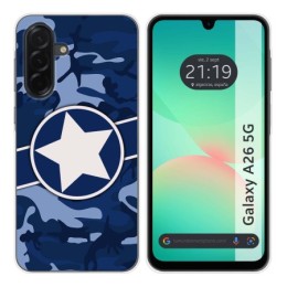 Funda Silicona para Samsung Galaxy A26 5G diseño Camuflaje 03 Dibujos