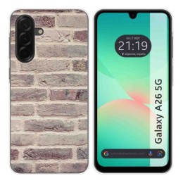 Funda Silicona para Samsung Galaxy A26 5G diseño Ladrillo 01 Dibujos