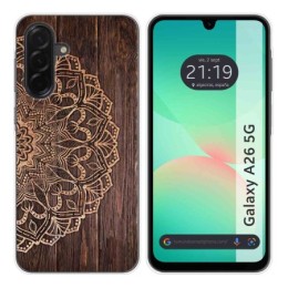 Funda Silicona para Samsung Galaxy A26 5G diseño Madera 06 Dibujos