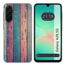 Funda Silicona para Samsung Galaxy A26 5G diseño Madera 10 Dibujos