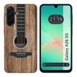 Funda Silicona para Samsung Galaxy A26 5G diseño Madera 11 Dibujos