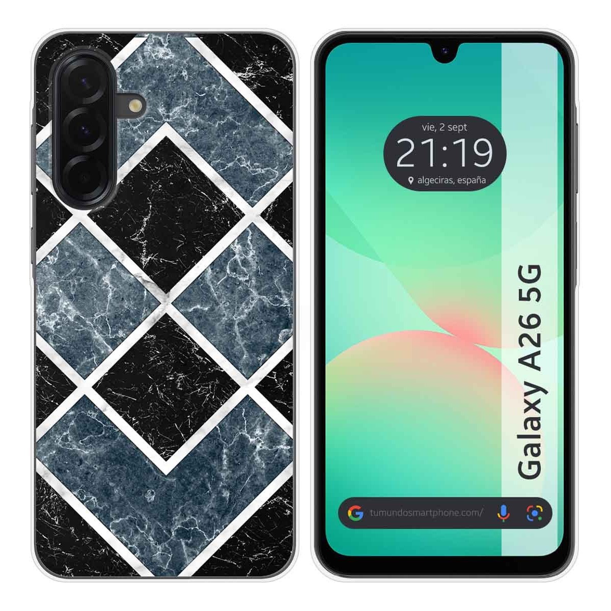 Funda Silicona para Samsung Galaxy A26 5G diseño Mármol 06 Dibujos