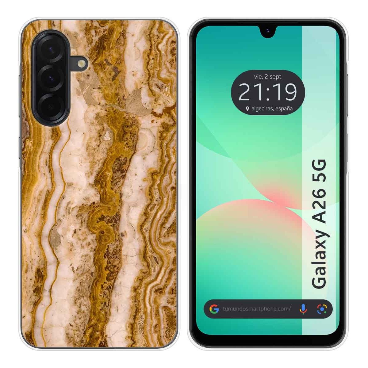 Funda Silicona para Samsung Galaxy A26 5G diseño Mármol 10 Dibujos