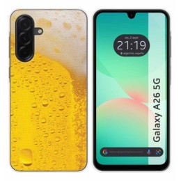 Funda Silicona para Samsung Galaxy A26 5G diseño Cerveza Dibujos