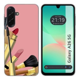 Funda Silicona para Samsung Galaxy A26 5G diseño Brochas Dibujos