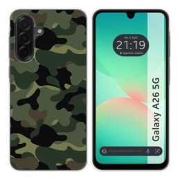 Funda Silicona para Samsung Galaxy A26 5G diseño Camuflaje Dibujos