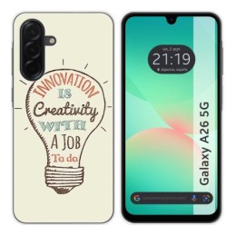 Funda Silicona para Samsung Galaxy A26 5G diseño Creativity Dibujos