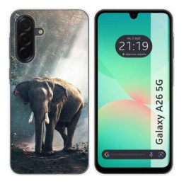 Funda Silicona para Samsung Galaxy A26 5G diseño Elefante Dibujos
