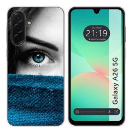 Funda Silicona para Samsung Galaxy A26 5G diseño Ojo Dibujos