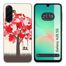 Funda Silicona para Samsung Galaxy A26 5G diseño Pajaritos Dibujos