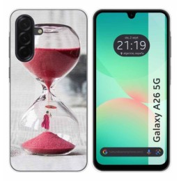 Funda Silicona para Samsung Galaxy A26 5G diseño Reloj Dibujos