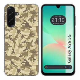 Funda Silicona para Samsung Galaxy A26 5G diseño Sand Camuflaje Dibujos