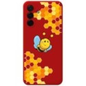 Funda Silicona Líquida Roja para Samsung Galaxy A26 5G diseño Abeja Dibujos