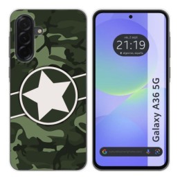 Funda Silicona para Samsung Galaxy A36 5G diseño Camuflaje 01 Dibujos
