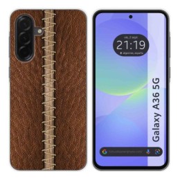 Funda Silicona para Samsung Galaxy A36 5G diseño Cuero 01 Dibujos