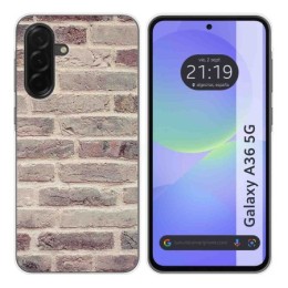 Funda Silicona para Samsung Galaxy A36 5G diseño Ladrillo 01 Dibujos
