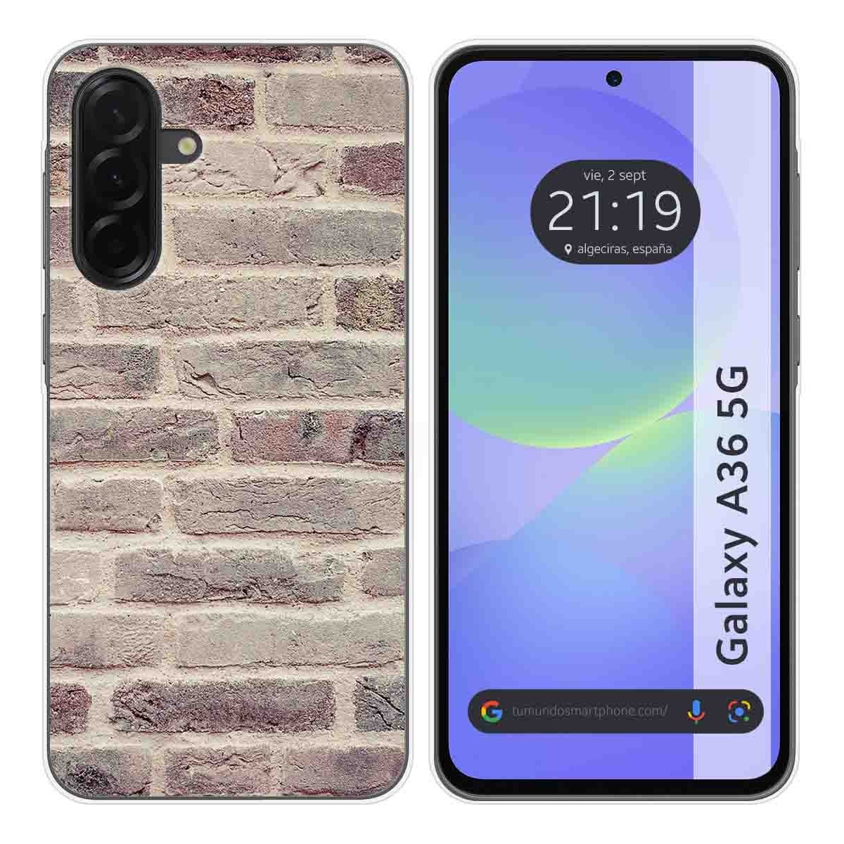 Funda Silicona para Samsung Galaxy A36 5G diseño Ladrillo 01 Dibujos