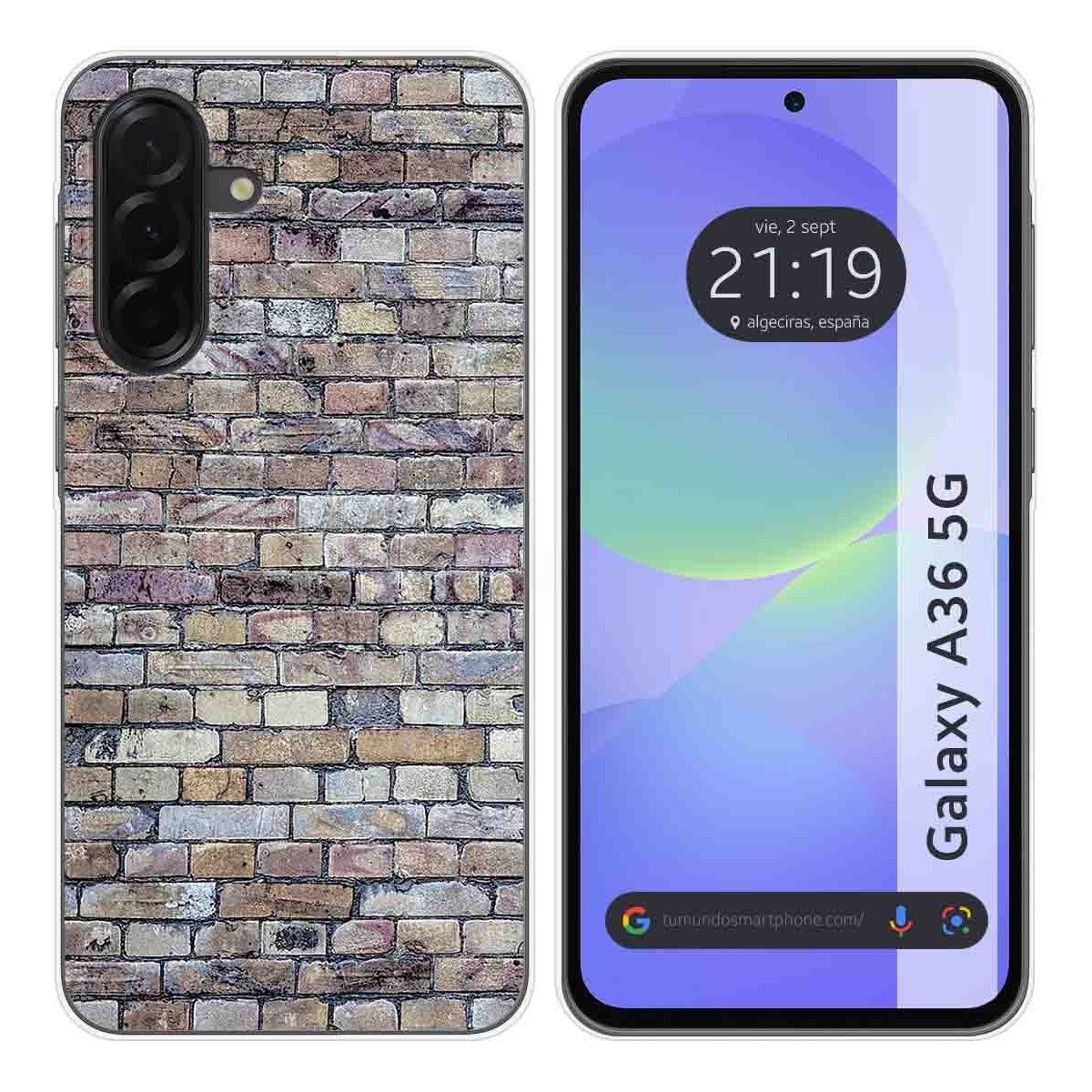 Funda Silicona para Samsung Galaxy A36 5G diseño Ladrillo 02 Dibujos