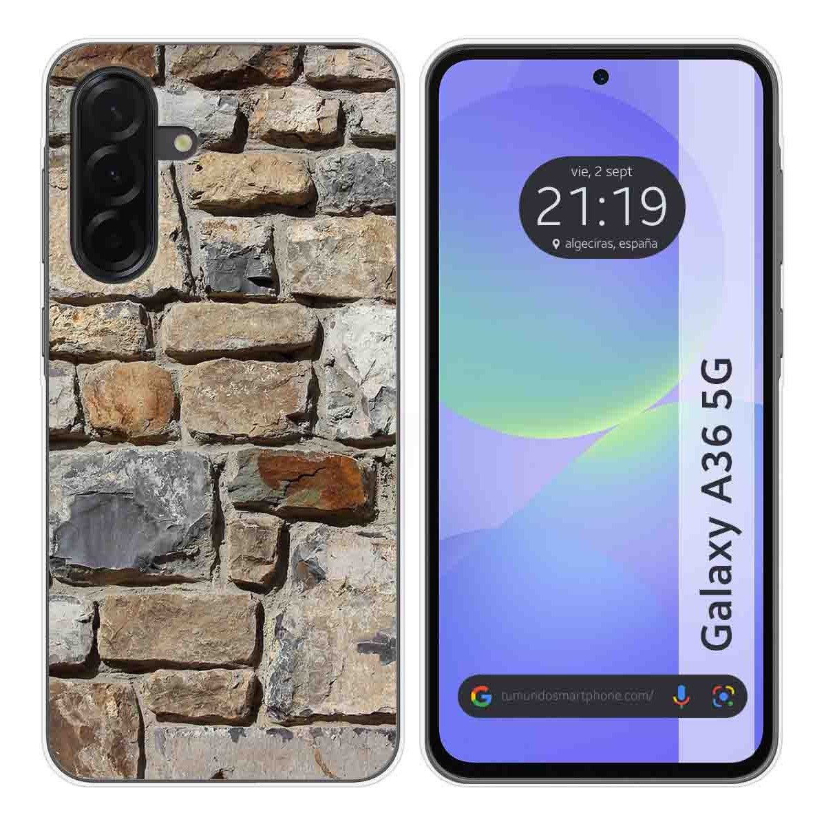 Funda Silicona para Samsung Galaxy A36 5G diseño Ladrillo 03 Dibujos