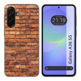 Funda Silicona para Samsung Galaxy A36 5G diseño Ladrillo 04 Dibujos