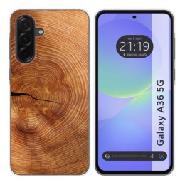 Funda Silicona para Samsung Galaxy A36 5G diseño Madera 04 Dibujos