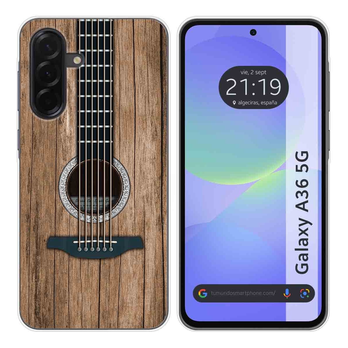 Funda Silicona para Samsung Galaxy A36 5G diseño Madera 11 Dibujos