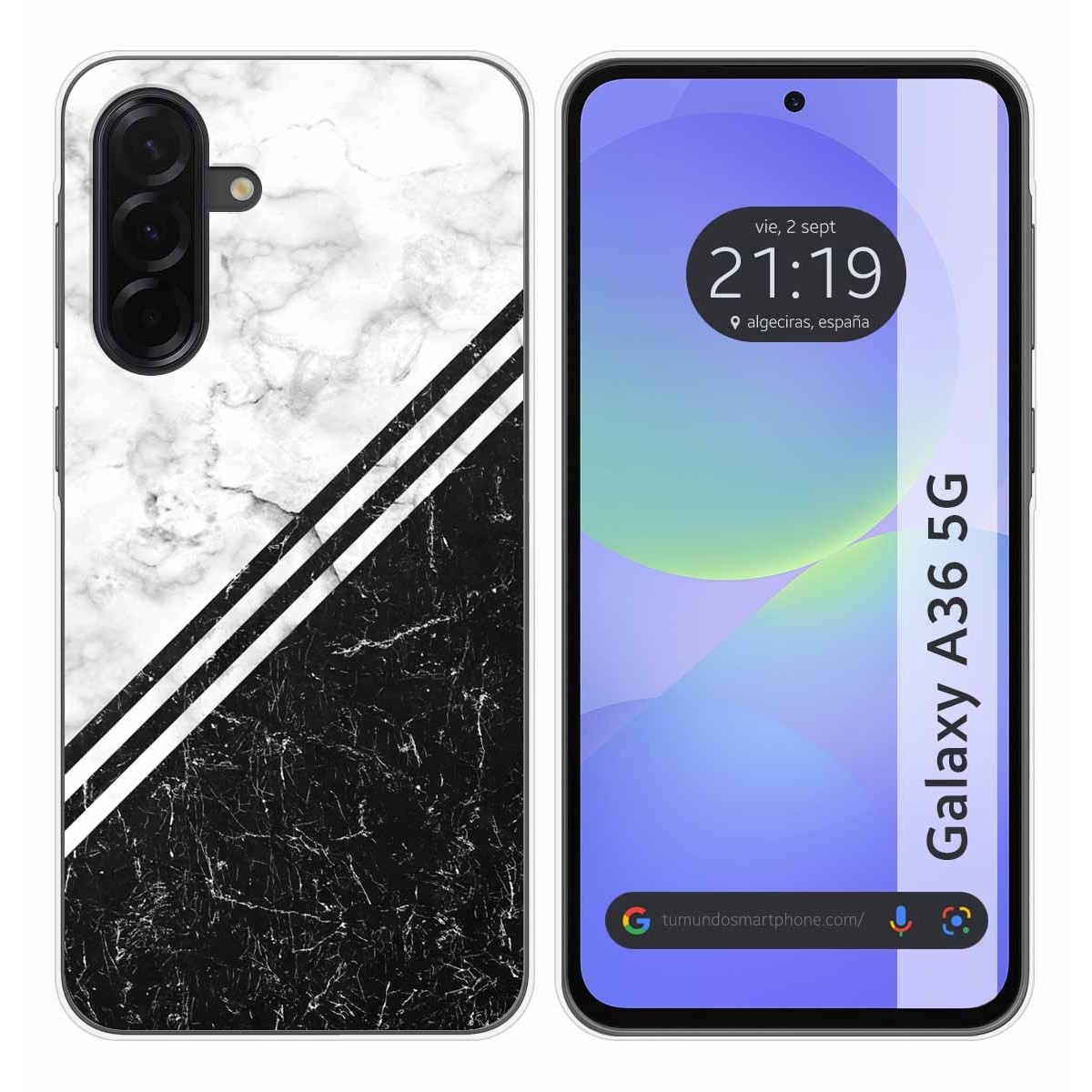 Funda Silicona para Samsung Galaxy A36 5G diseño Mármol 01 Dibujos