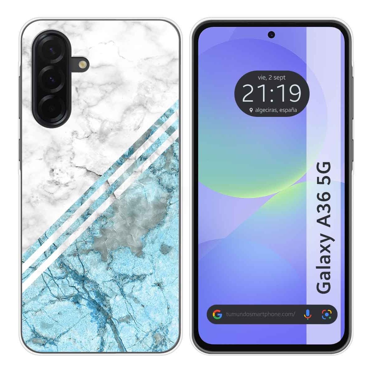 Funda Silicona para Samsung Galaxy A36 5G diseño Mármol 02 Dibujos