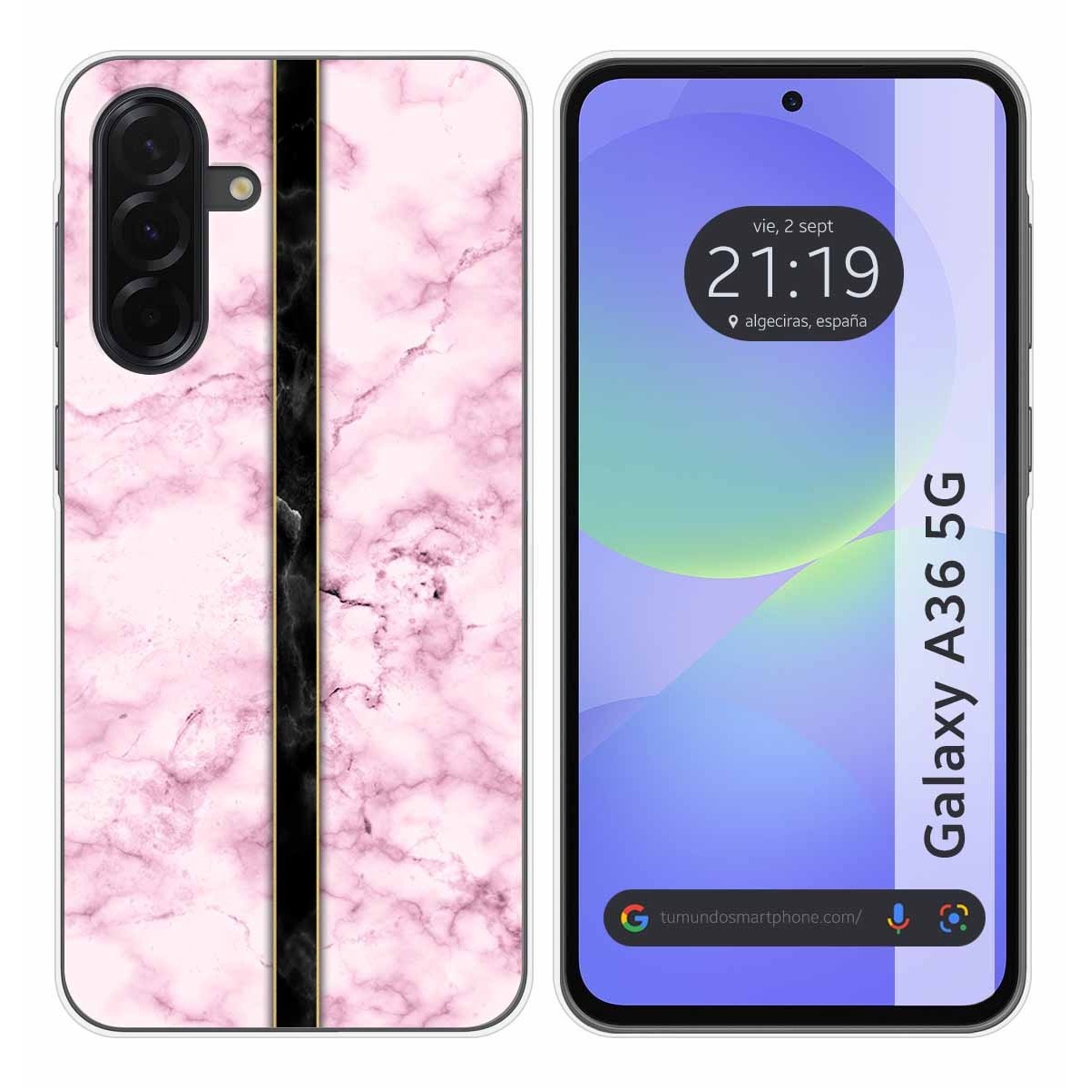 Funda Silicona para Samsung Galaxy A36 5G diseño Mármol 04 Dibujos