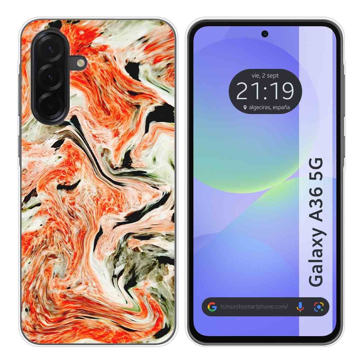Funda Silicona para Samsung Galaxy A36 5G diseño Mármol 12 Dibujos