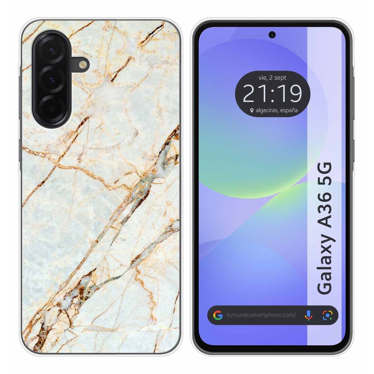 Funda Silicona para Samsung Galaxy A36 5G diseño Mármol 13 Dibujos
