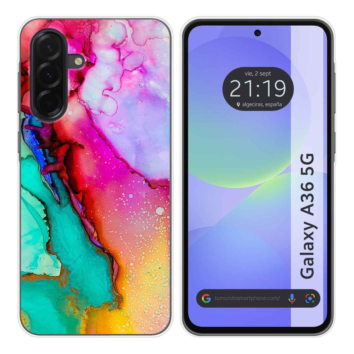 Funda Silicona para Samsung Galaxy A36 5G diseño Mármol 15 Dibujos