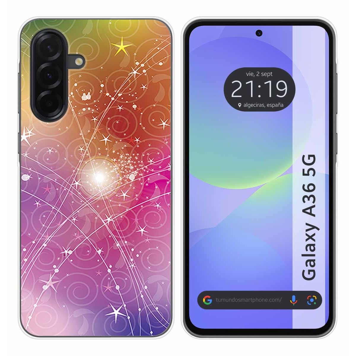 Funda Silicona para Samsung Galaxy A36 5G diseño Abstracto Dibujos