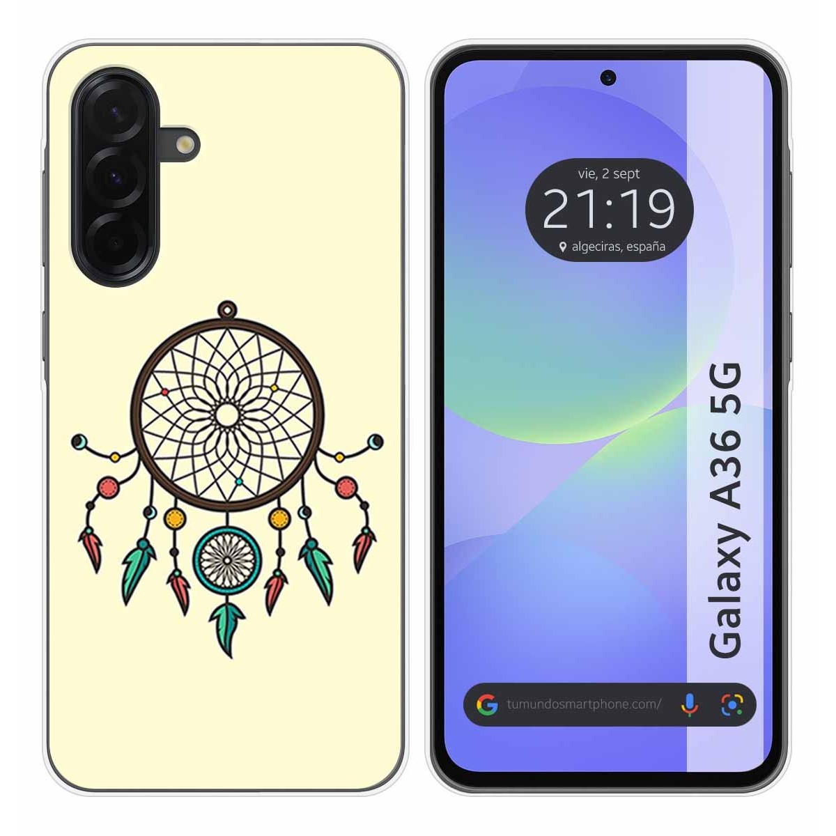 Funda Silicona para Samsung Galaxy A36 5G diseño Atrapasueños Dibujos