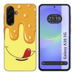 Funda Silicona para Samsung Galaxy A36 5G diseño Helado Vainilla Dibujos