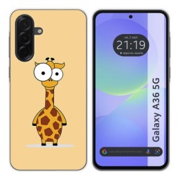 Funda Silicona para Samsung Galaxy A36 5G diseño Jirafa Dibujos