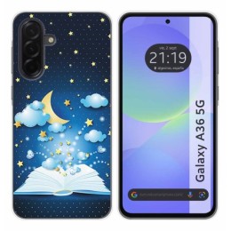 Funda Silicona para Samsung Galaxy A36 5G diseño Libro Cuentos Dibujos