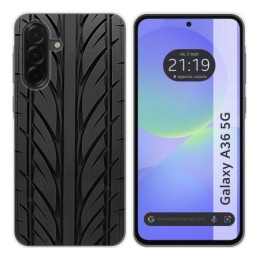 Funda Silicona para Samsung Galaxy A36 5G diseño Neumatico Dibujos