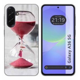 Funda Silicona para Samsung Galaxy A36 5G diseño Reloj Dibujos