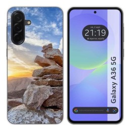 Funda Silicona para Samsung Galaxy A36 5G diseño Sunset Dibujos