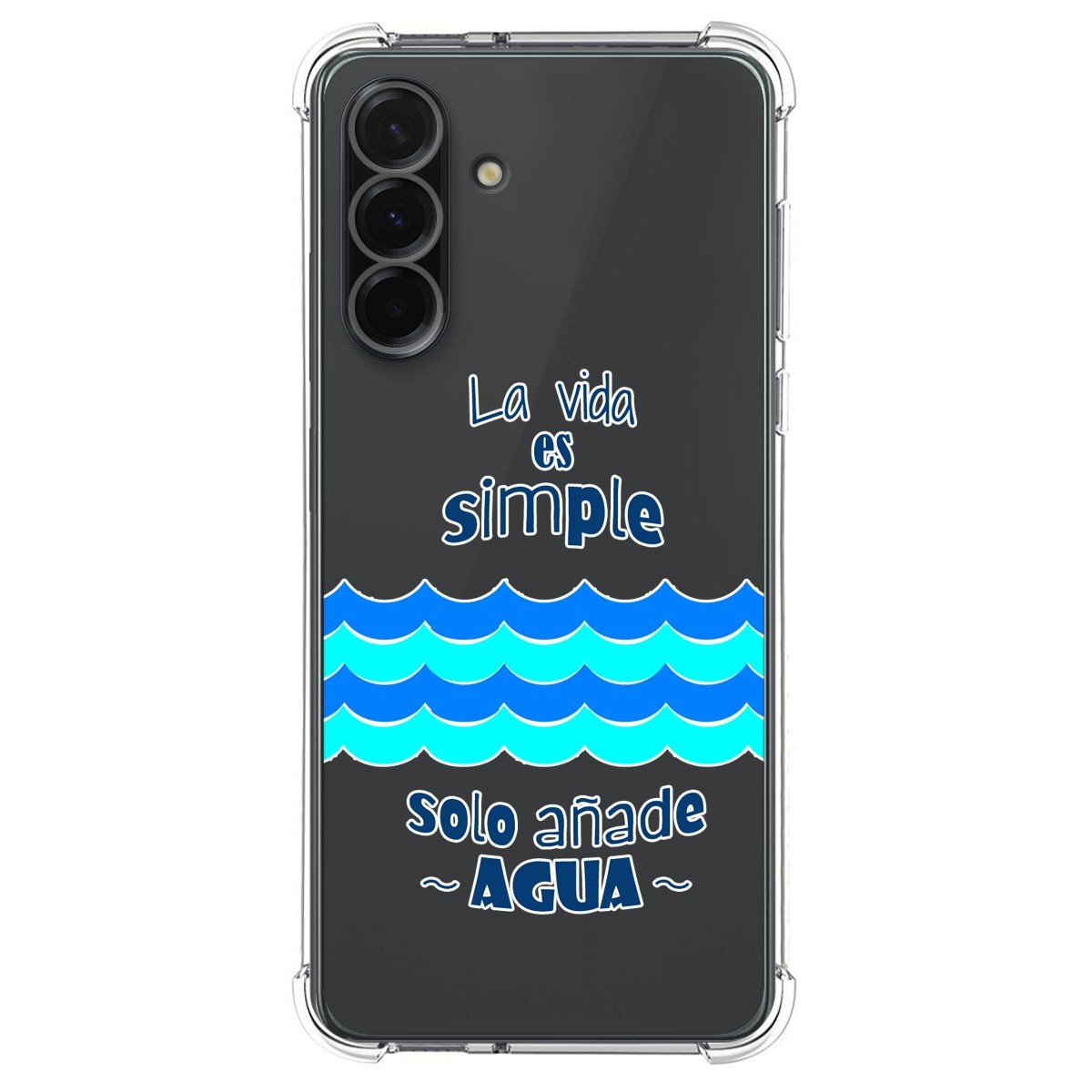 Funda Silicona Antigolpes para Samsung Galaxy A36 5G diseño Agua Dibujos