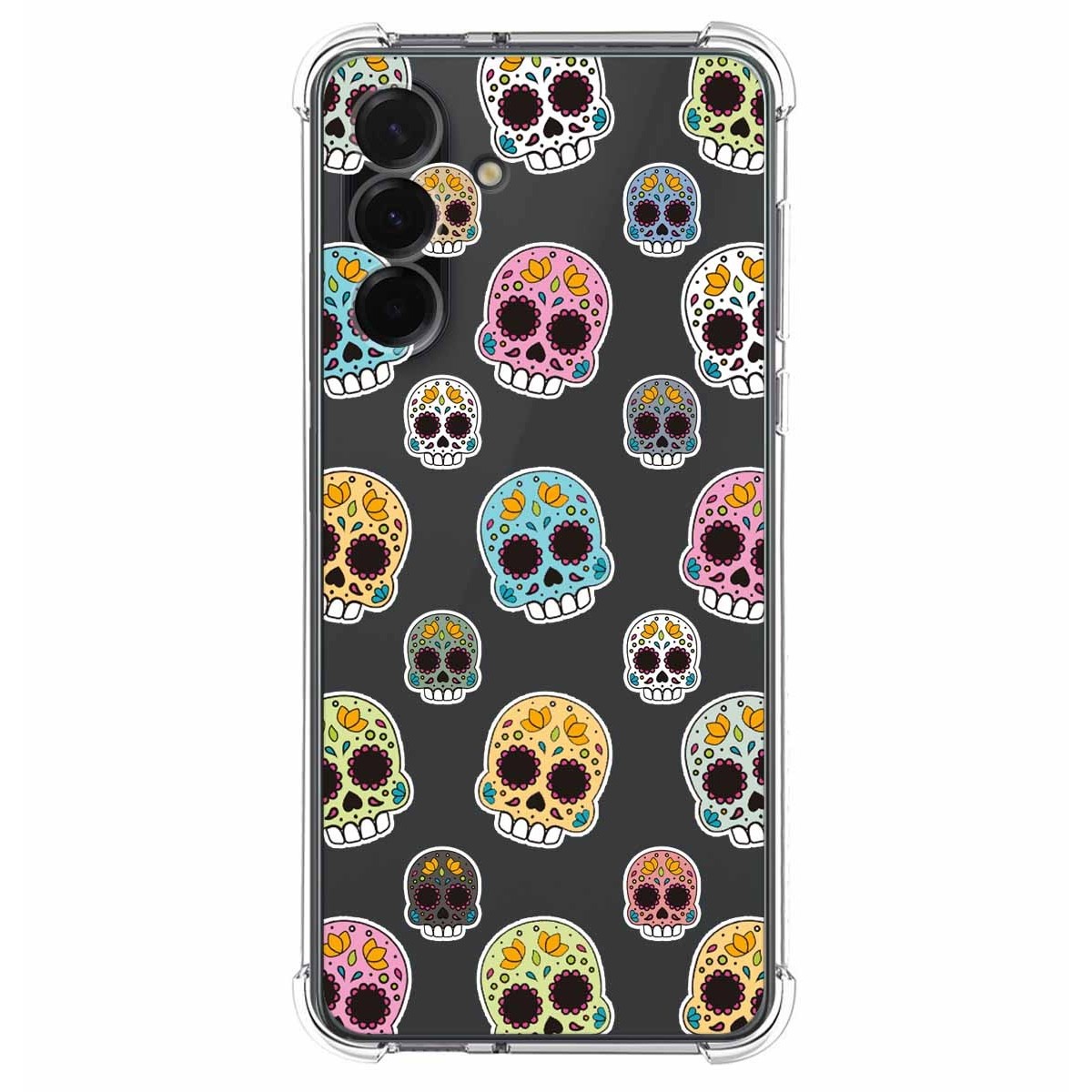Funda Silicona Antigolpes para Samsung Galaxy A36 5G diseño Catrina Dibujos