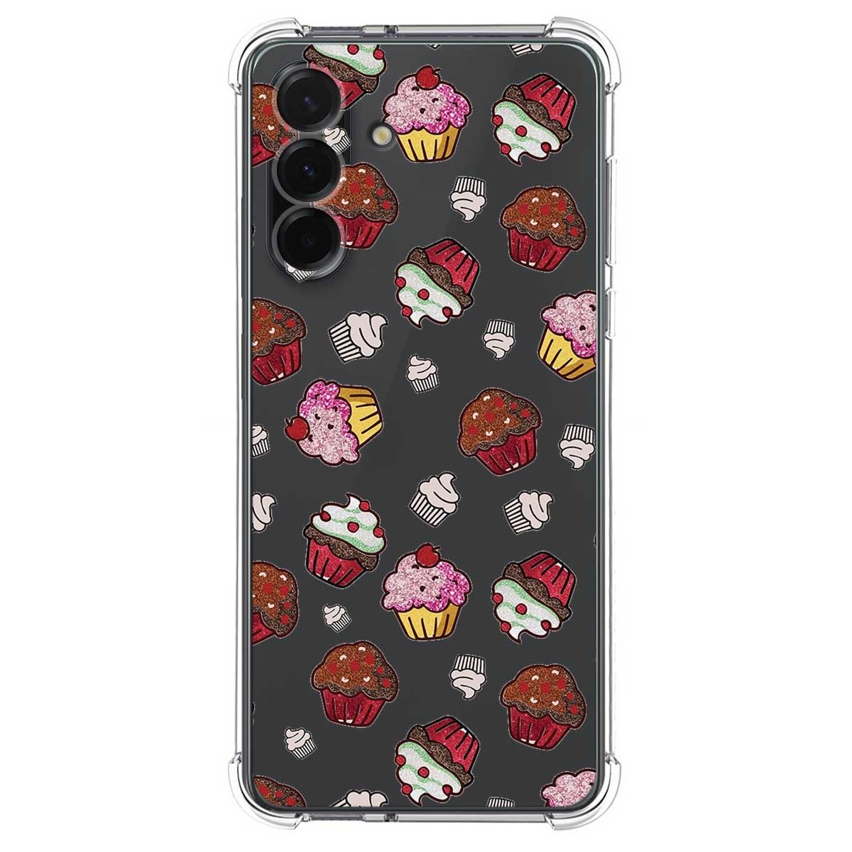 Funda Silicona Antigolpes para Samsung Galaxy A36 5G diseño Muffins Dibujos