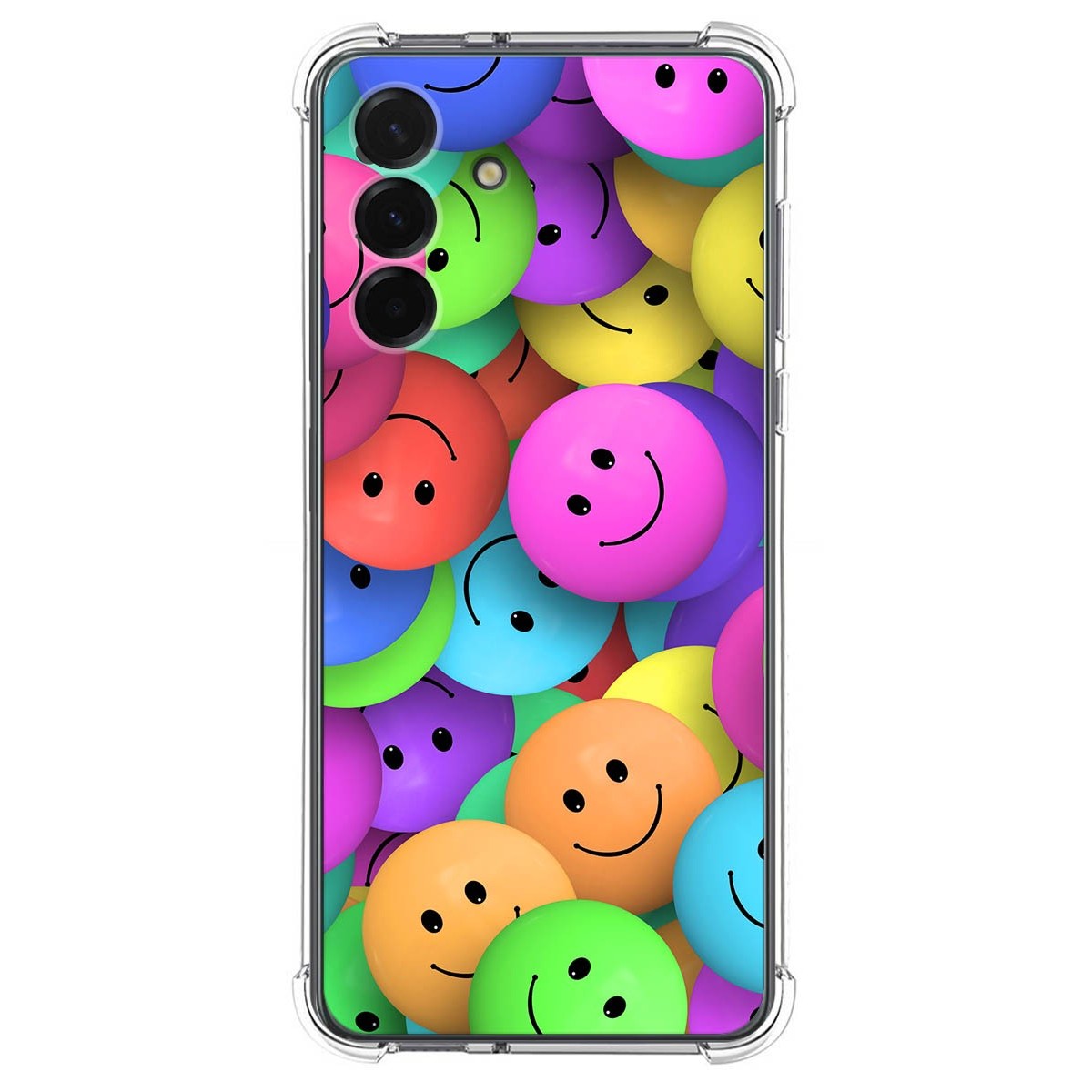 Funda Silicona Antigolpes para Samsung Galaxy A36 5G diseño Smile Dibujos