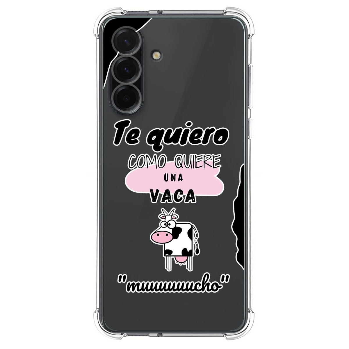 Funda Silicona Antigolpes para Samsung Galaxy A36 5G diseño Vaca Dibujos