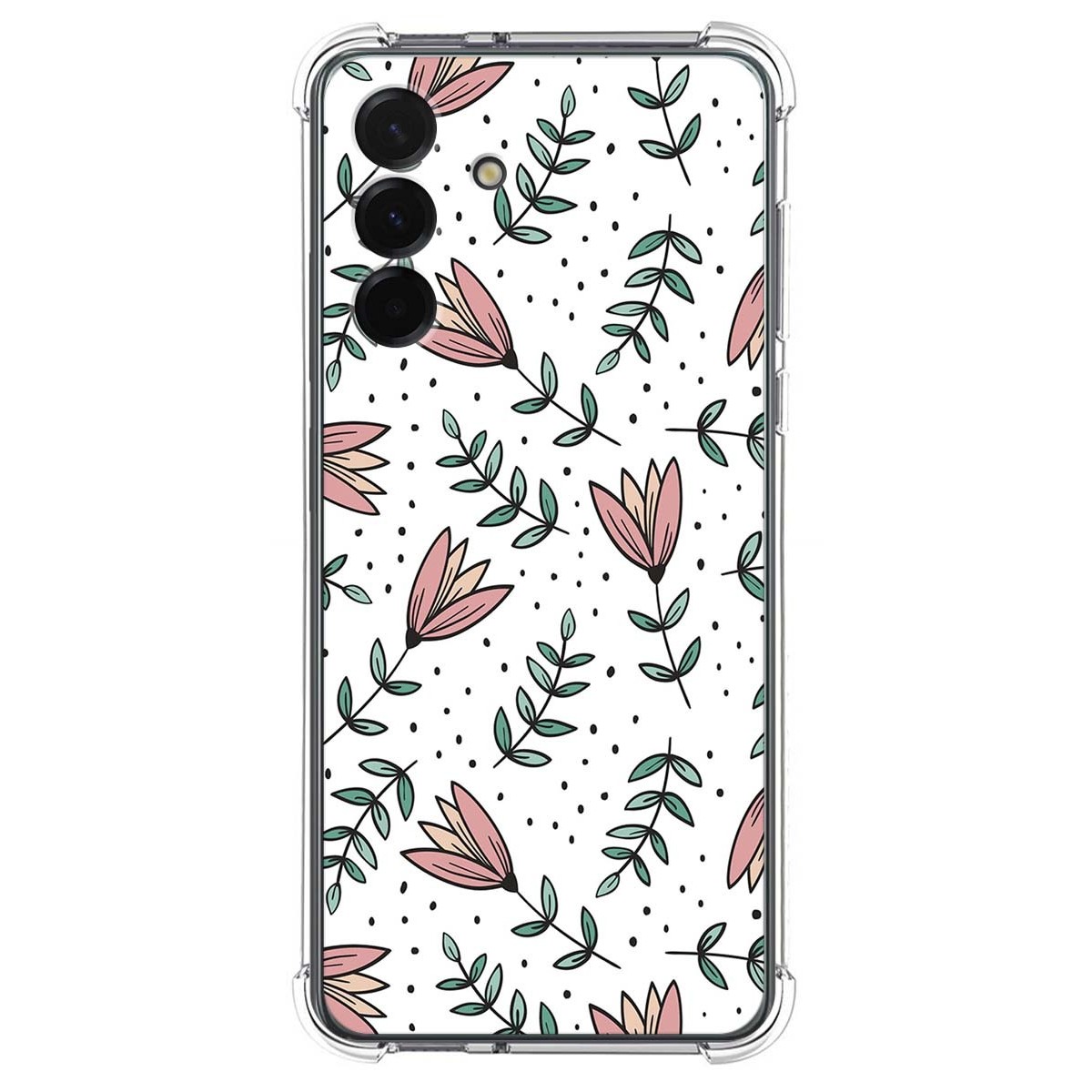 Funda Silicona Antigolpes para Samsung Galaxy A36 5G diseño Flores 01 Dibujos