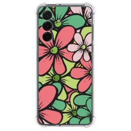 Funda Silicona Antigolpes para Samsung Galaxy A36 5G diseño Flores 02 Dibujos