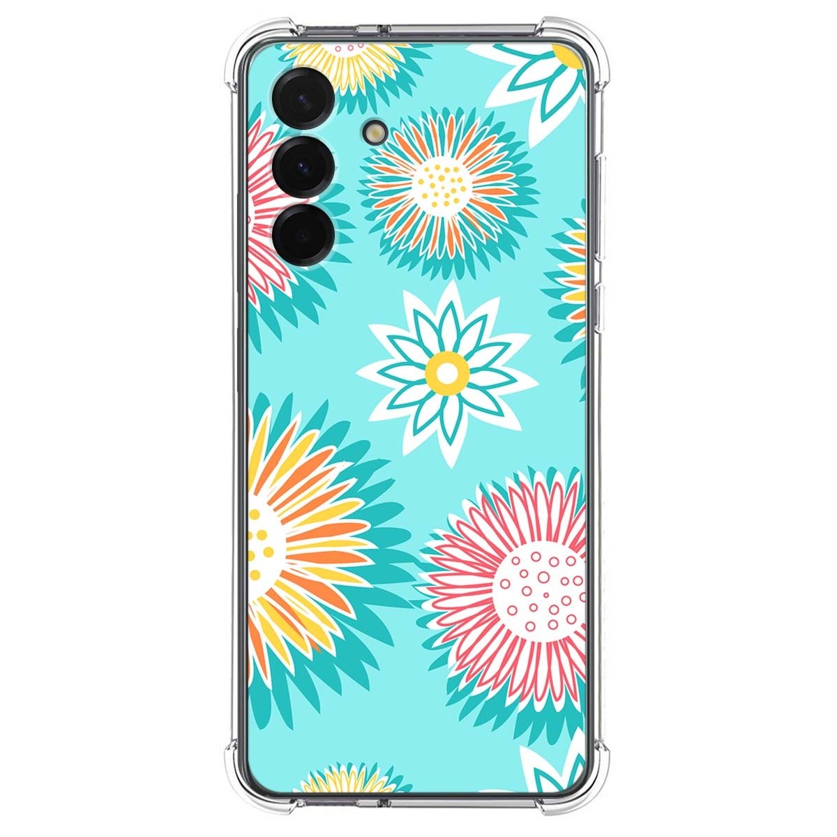 Funda Silicona Antigolpes para Samsung Galaxy A36 5G diseño Flores 05 Dibujos