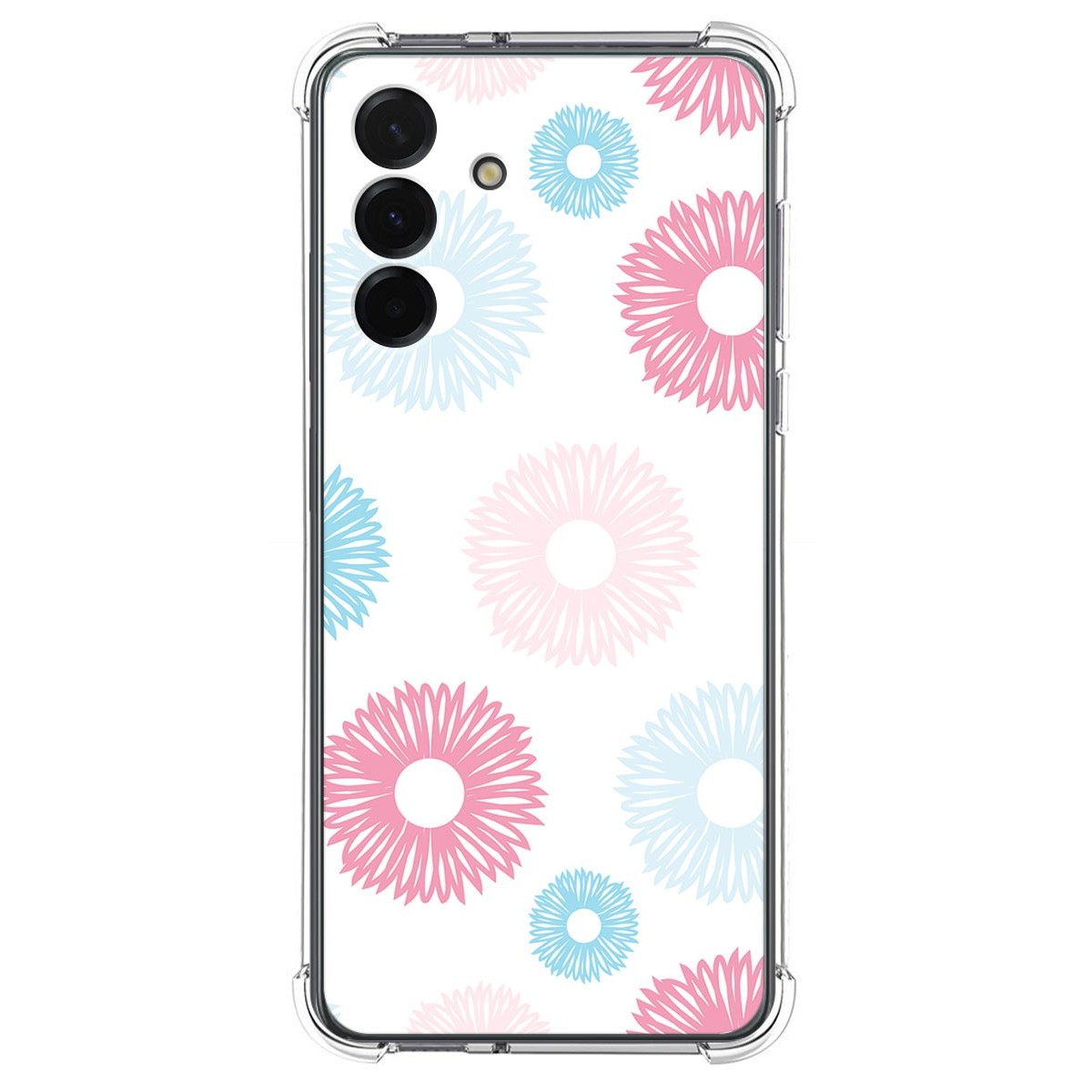 Funda Silicona Antigolpes para Samsung Galaxy A36 5G diseño Flores 06 Dibujos