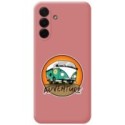Funda Silicona Líquida Rosa para Samsung Galaxy A36 5G diseño Adventure Dibujos